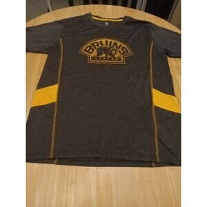 NHL Bruins Boston Short Sleeve T-shirt Grey Size Large